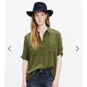 Madewell Silk Courier Shirt